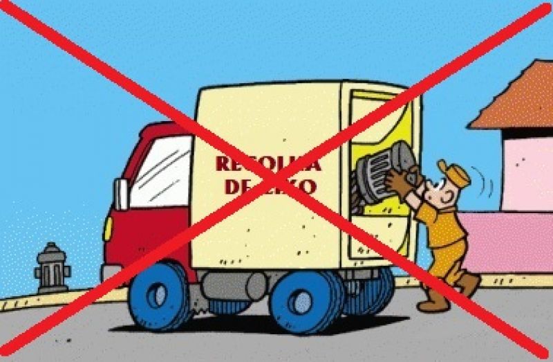 Aus&ecirc;ncia de Recolha de Lixo dia 3 de Maio